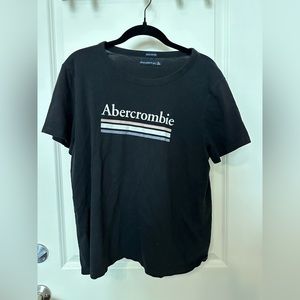 Black Abercrombie Logo Tshirt